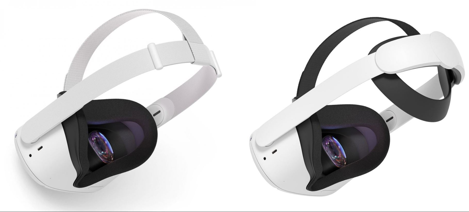 The Quest 2 with and without an Elite Strap. - The Quest 3 Elite Strap theory gets further confirmed through an official render from the Oculus app