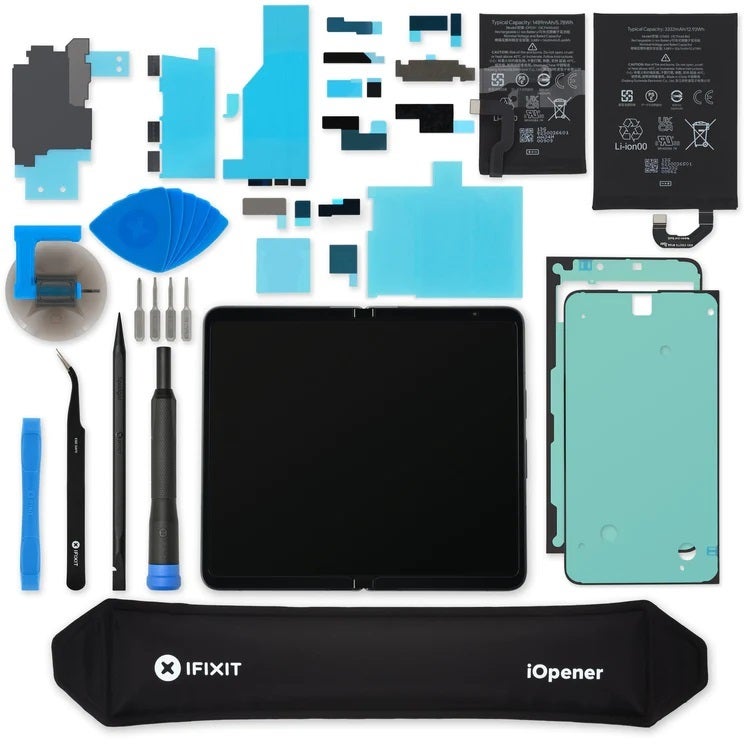 You can now repair the $1700+ Google Pixel Fold yourself for $900 with iFixit’s new kit