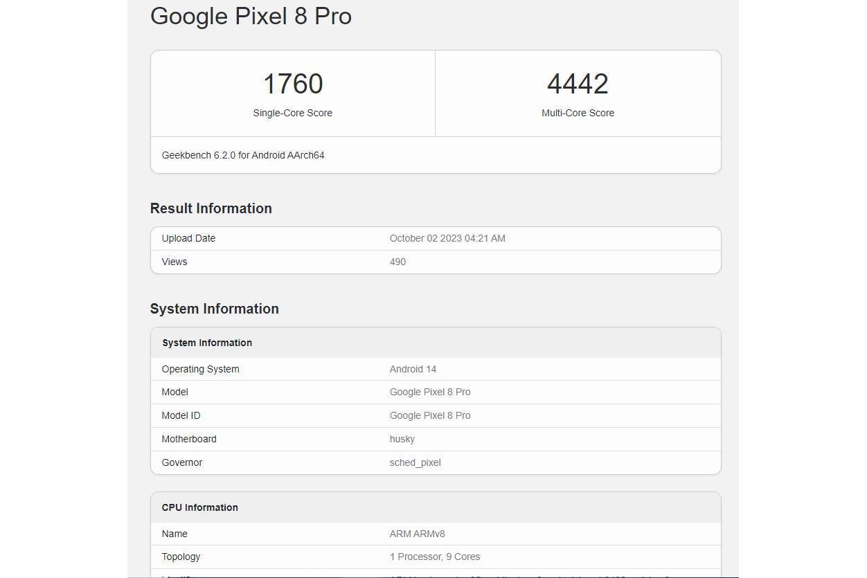 Leaked Pixel 8 Pro benchmark result - Leaked Pixel 8 Pro benchmark scores look impressive (for a Pixel phone)