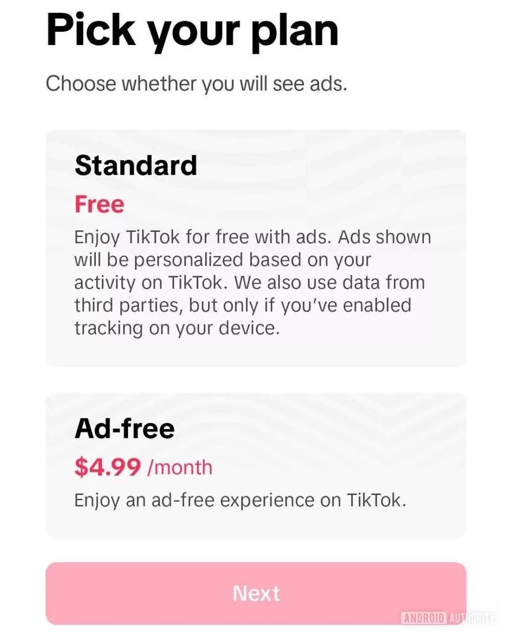 TikTok is testing the waters with an ad-free subscription plan