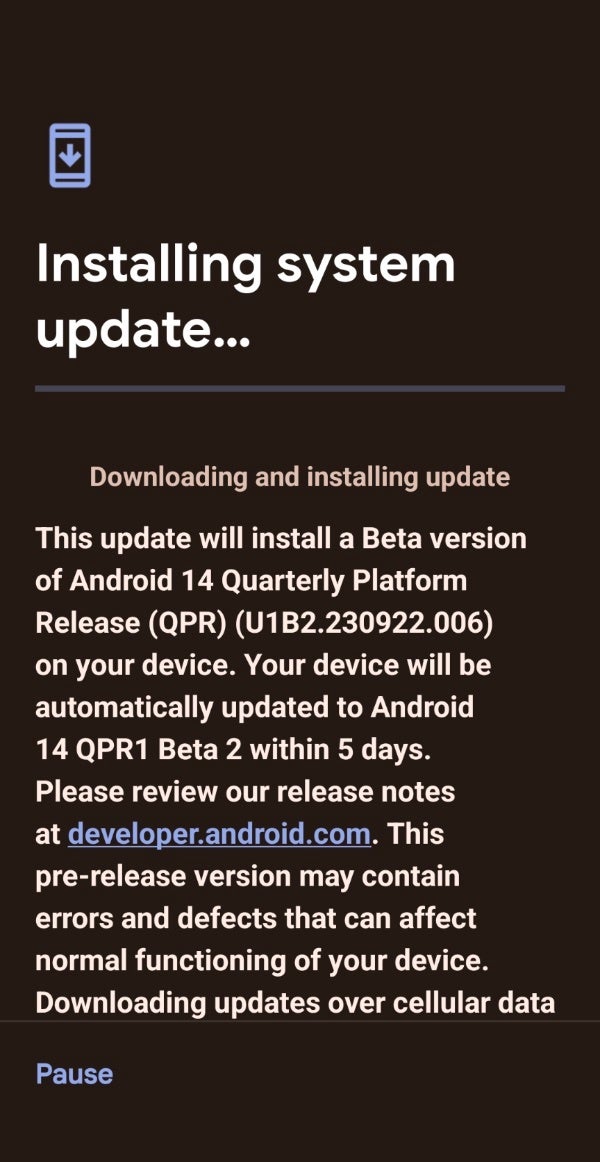 Android 14 QPR1 Beta 2 is now available for eligible Pixel devices