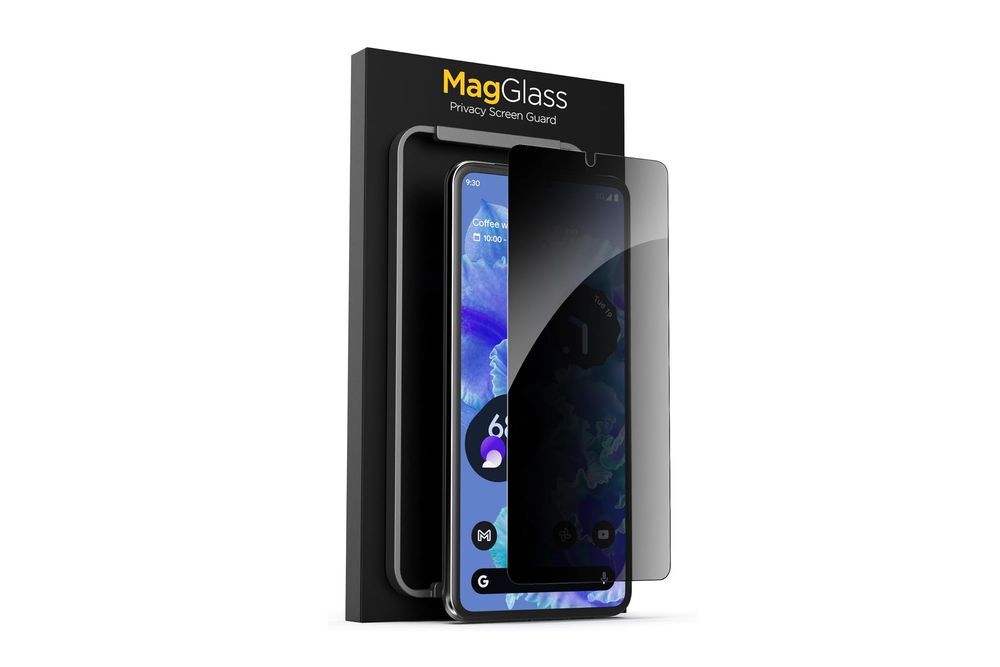 magglass Tempered Glass Designed for Google Pixel 8 Privacy Screen Protector - The best Pixel 8 and Pixel 8 Pro screen protectors