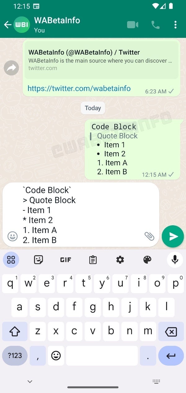 WhatsApp tests new text formatting tools and secret codes for locked chats