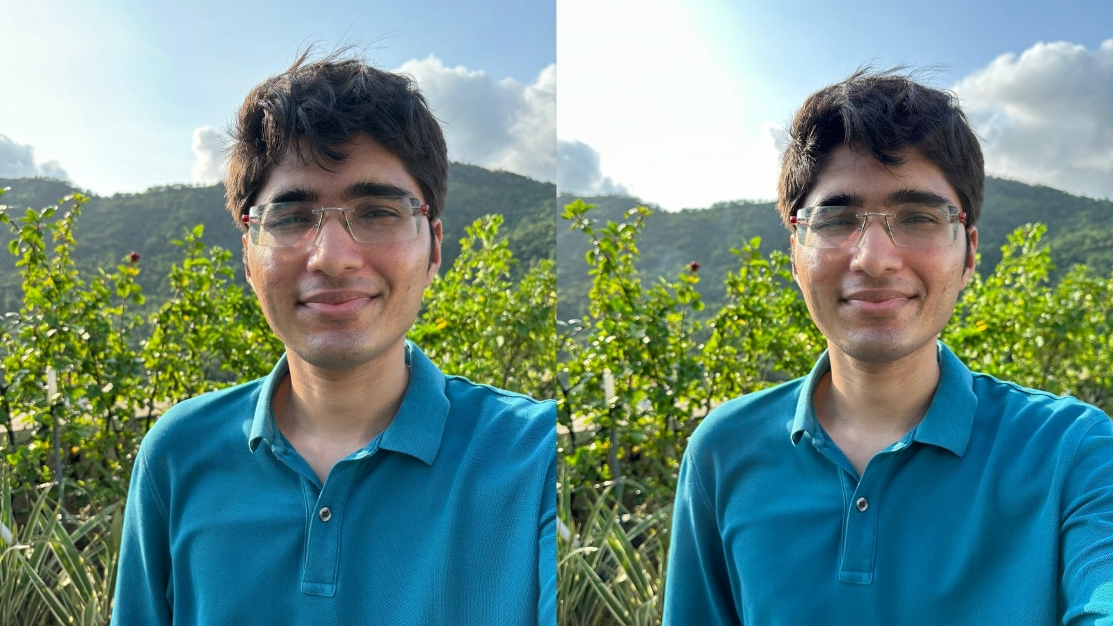 iPhone 15 vs iPhone 14 Pro selfie camera image processing. The two phones use the same selfie camera hardware. Credit - gizmoddict on Twitter - iPhone 15 or iPhone 14 Pro: Shocking but true - going &quot;Pro&quot; is the biggest mistake you can make