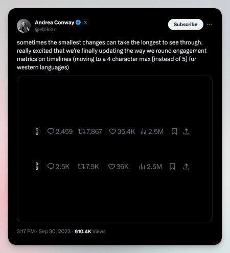 Elon Musk plans to remove likes and repost counts from X&#039;s main timeline