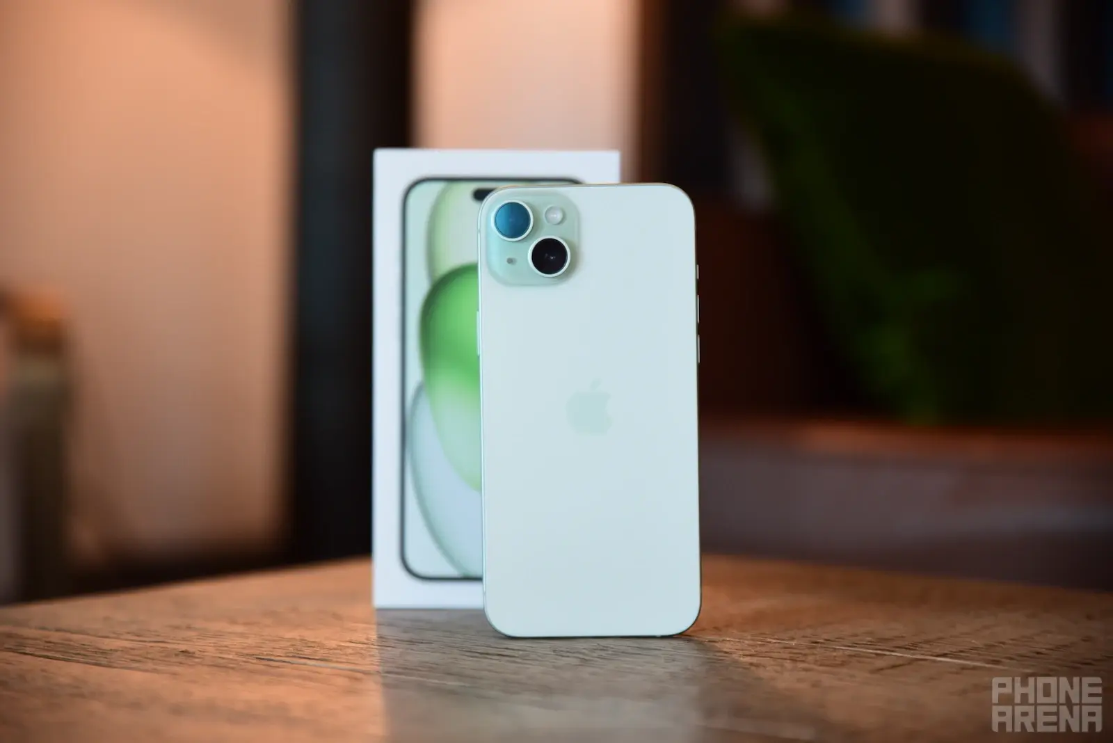 The iPhone 15 Plus in Green (Image Credit - PhoneArena) - iPhone 15 colors: finding yours across 15, Pro, and Pro Max