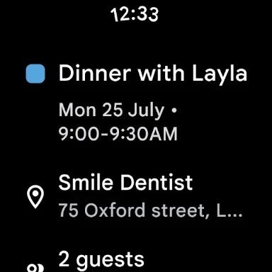 Google Calendar app for Wear OS now rolling out with Tasks, Tiles and Complications