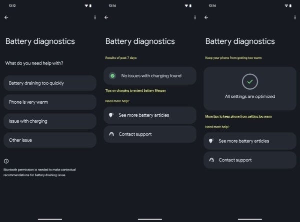 You can now troubleshoot battery and network issues on the Google Pixel 8 series via a new app