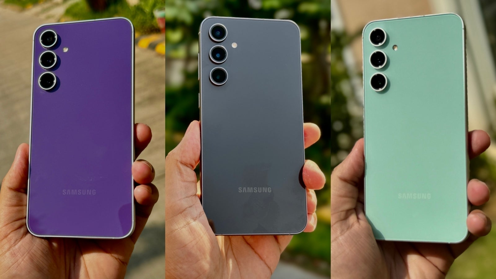 I quite like the colors of the Galaxy S23 FE. - Galaxy S23 FE vs Pixel 8 vs Nothing Phone 2: Samsung’s confusing flagship wins (but not today)