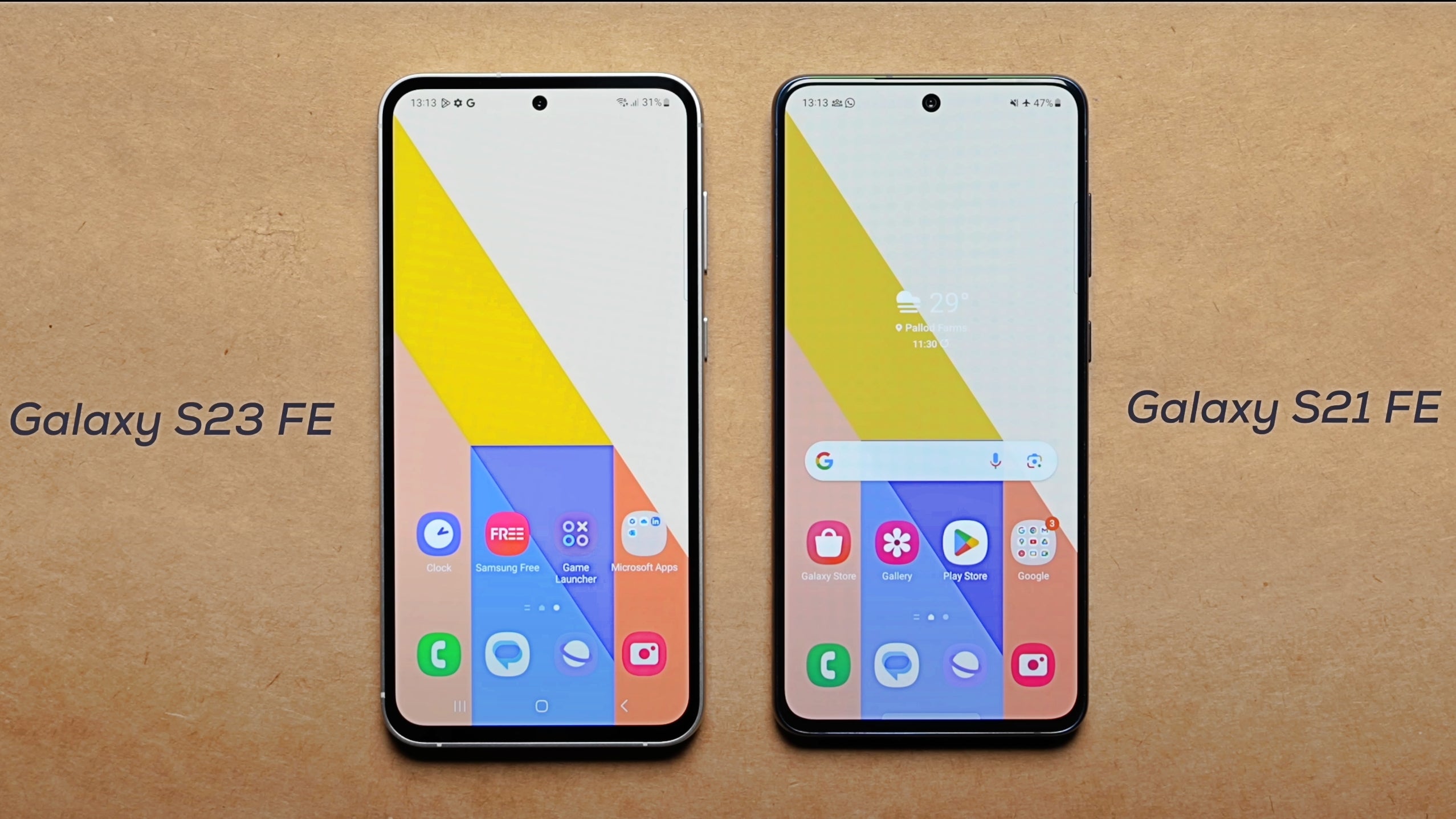 Ironically, the Galaxy S21 FE has a far more premium design than the Galaxy S23 FE, and if you don’t agree, you are… Samsung. - Galaxy S23 FE vs Pixel 8 vs Nothing Phone 2: Samsung’s confusing flagship wins (but not today)