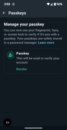 WhatsApp announces passkeys support for Android users