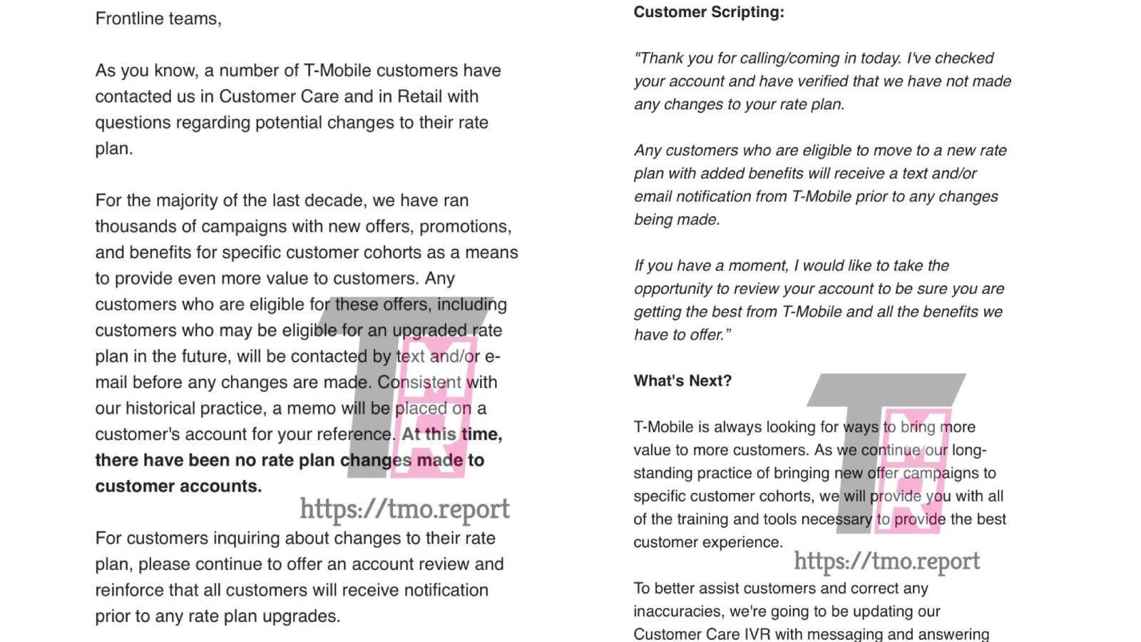 You might have been a little too hard on T-Mobile or maybe it&#039;s the reason some changes have been walked back