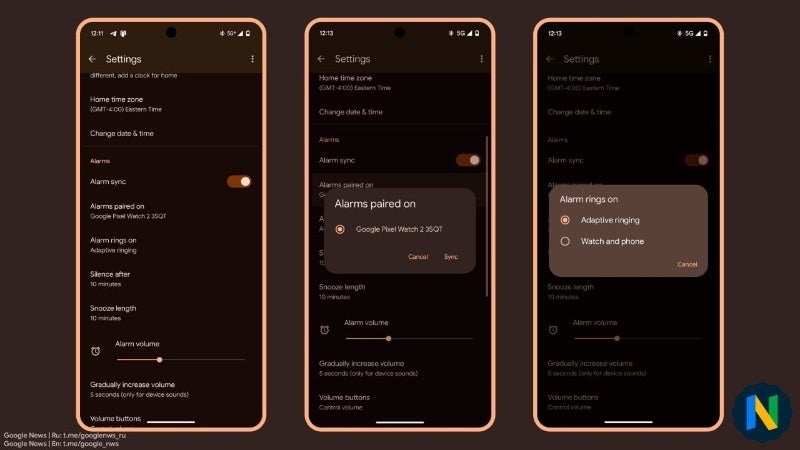 Google Clock update adds new features, including alarm syncing with your Pixel Watch
