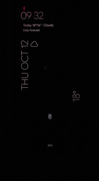 The fonts on the Always On display turned pink on this Pixel 8 Pro - Pixel 8 Pro users find a screen defect that nets them a replacement unit from Google
