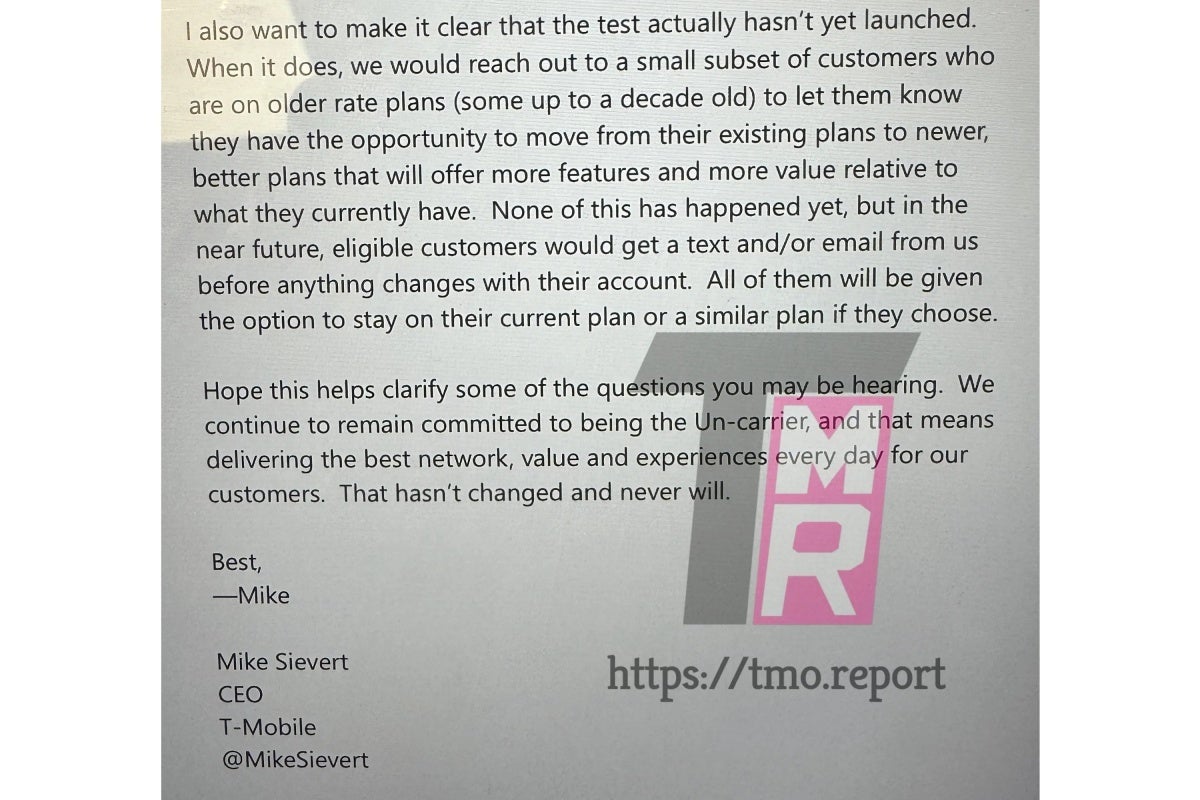 T-Mobile&#039;s hugely controversial forced plan migrations were only supposed to be a &#039;very small test&#039;