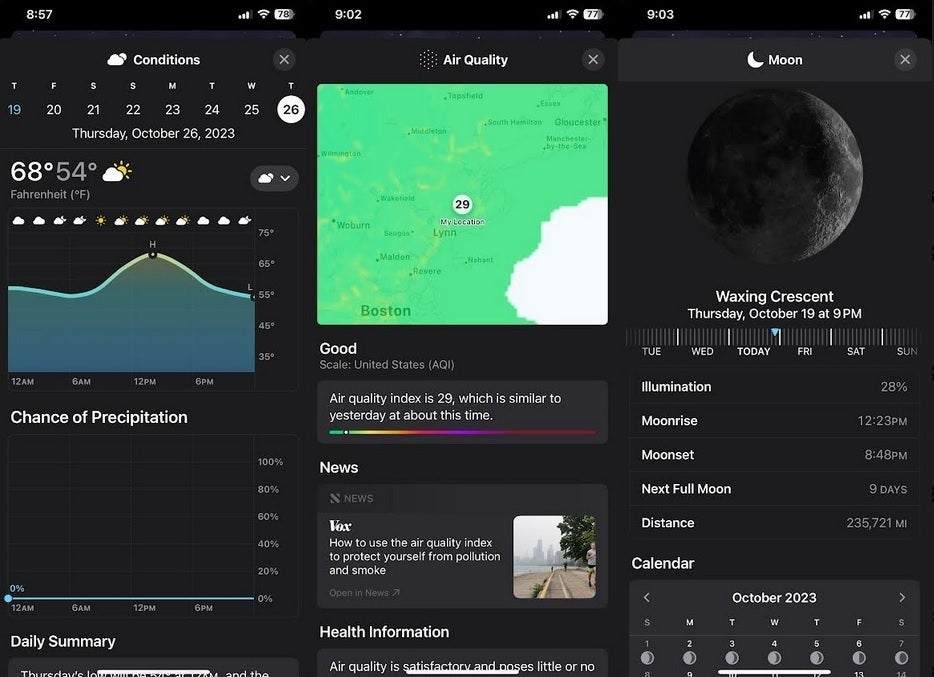 Apple's native weather app overs plenty of vital data, graphs, and information - Apple's native iOS, iPadOS weather app is more informative than you might think