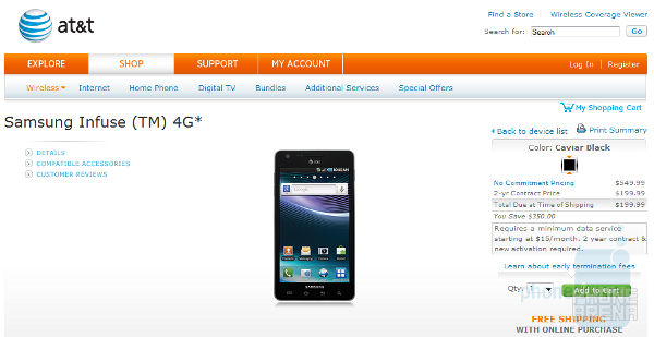 The Mutt and Jeff pair of smartphones, the Samsung Infuse 4G and the HP Veer 4G now available at AT&T