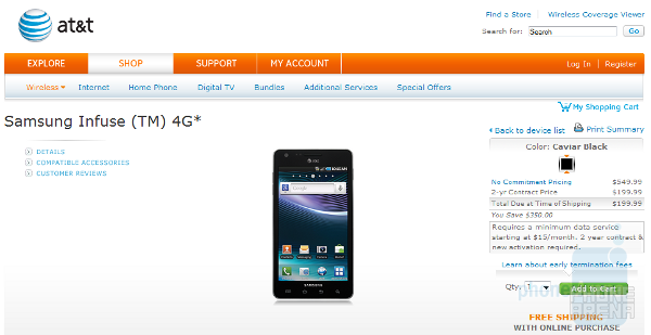 The Mutt and Jeff pair of smartphones, the Samsung Infuse 4G and the HP Veer 4G now available at AT&amp;T