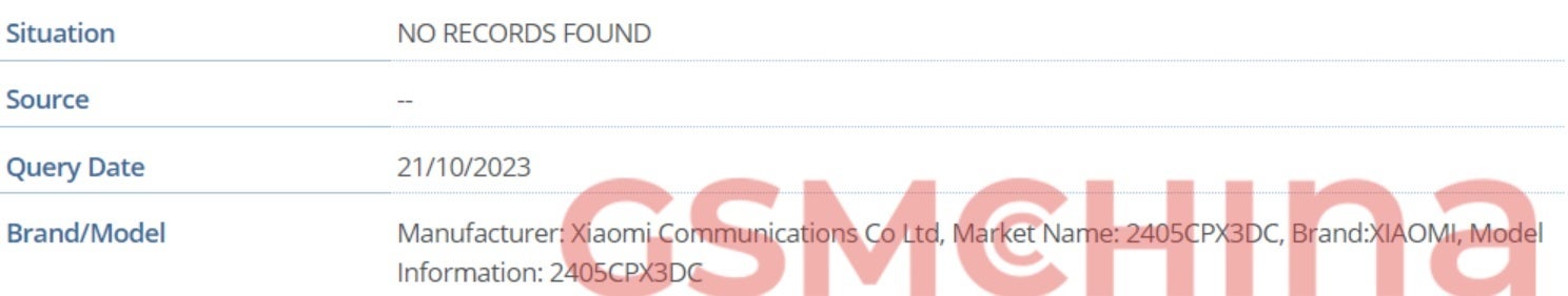 Listing allegedly shows the Chinese version of the Xiaomi Mix Fold 4 - Database suggests that Mix Fold 4 will be the first Xiaomi foldable with a global variant