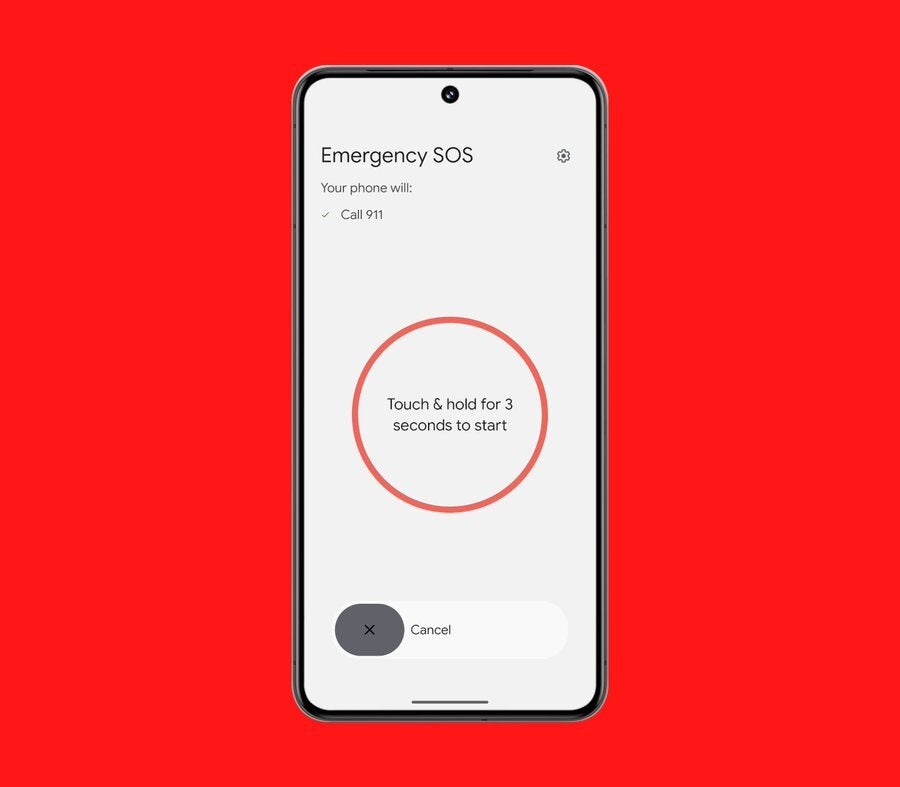 This "Hold & Touch ring should reduce or even eliminate accidental emergency calls from Android phones - First responders throughout the world will be happy with this change Google made to Android