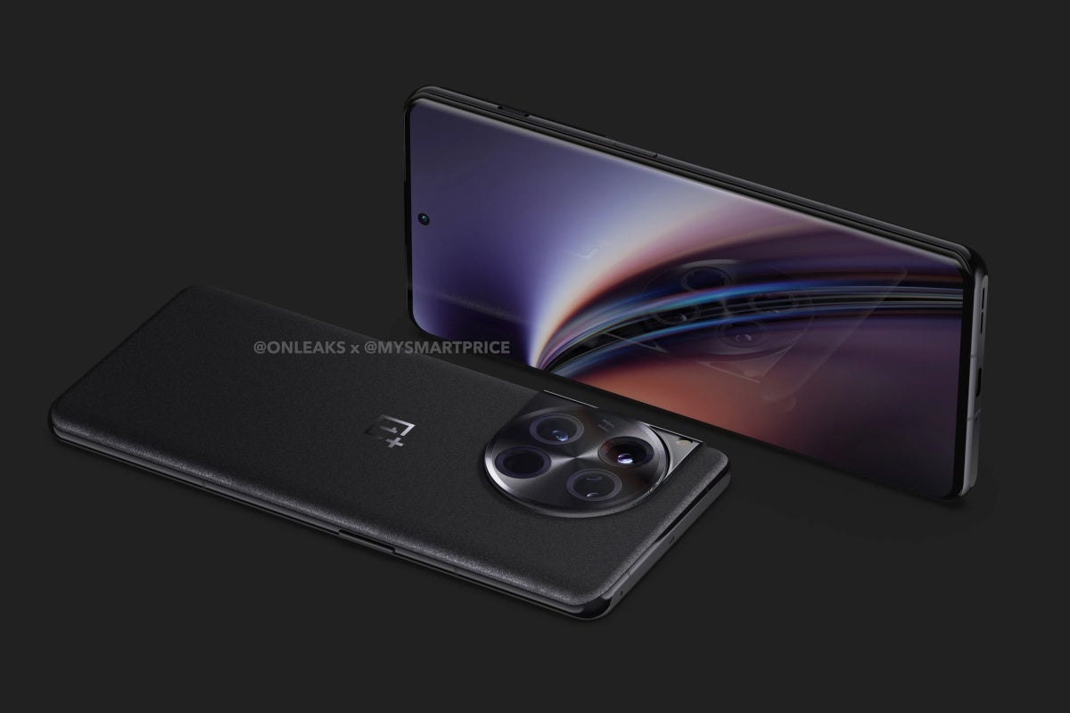 Pictured in the flesh above, the upcoming OnePlus 12 is here depicted in computer-generated form. - Check out the world&#039;s first official look at the OnePlus 12 starring a gorgeous &#039;Oriental Screen&#039;