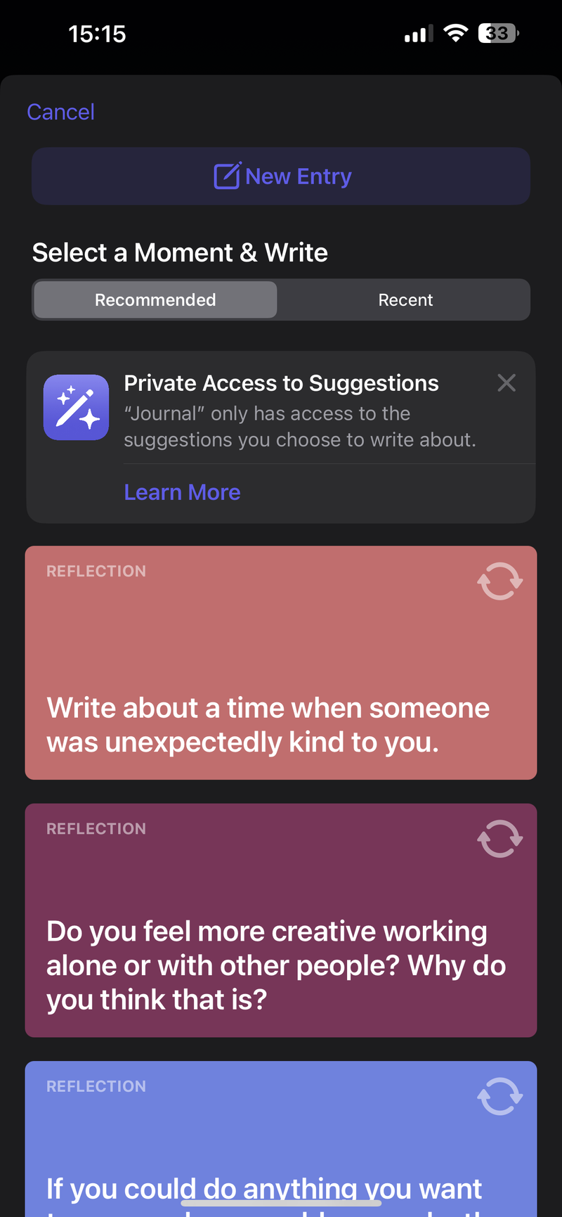Apple's Journal app explored: Dear Diary