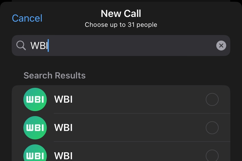 Image Credit–WABetaInfo - WhatsApp is rolling out a feature to initiate group calls with up to 31 participants