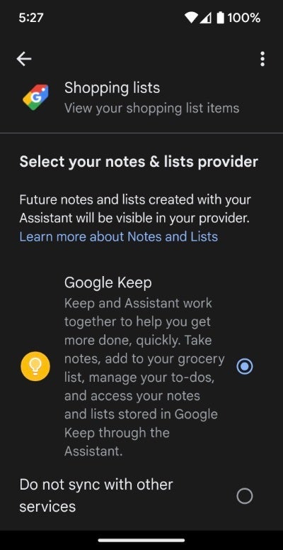 Google shopping list cheap google keep