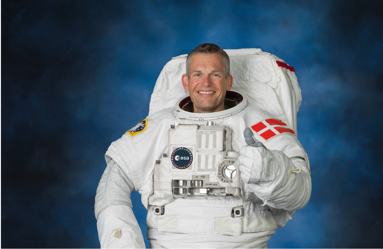 &quot;Astronaut Andreas Mogensen, Image source--VIVE Blog - VIVE Focus 3 VR headset joins astronauts in space for a mental health mission
