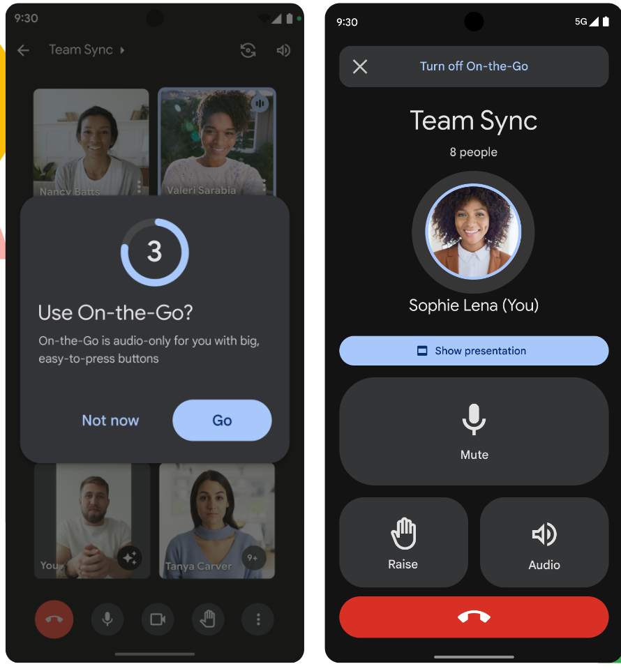 Image Credit–Google - Google Meet rolls out On-the-Go mode, turning every location into a meeting room
