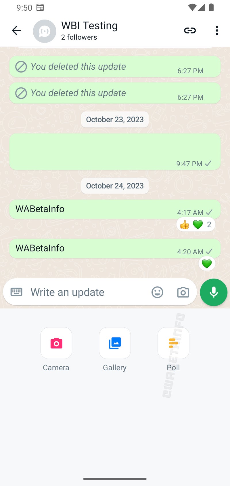 WhatsApp for Android brings back Muted Updates and Channel Polls in latest beta updates