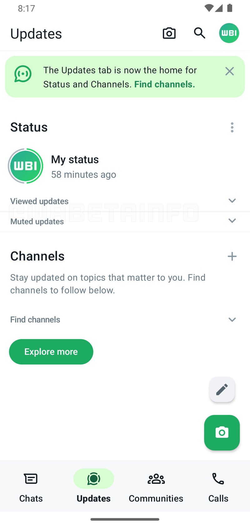 WhatsApp for Android brings back Muted Updates and Channel Polls in latest beta updates