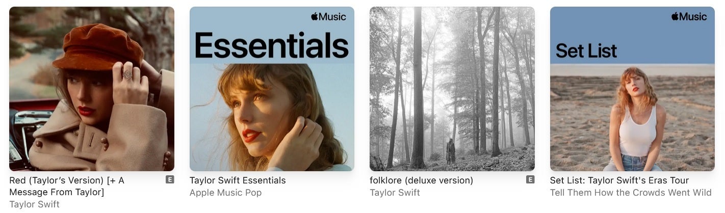 Taylor Swift is Apple Music's Artist of the Year for 2023 - Apple