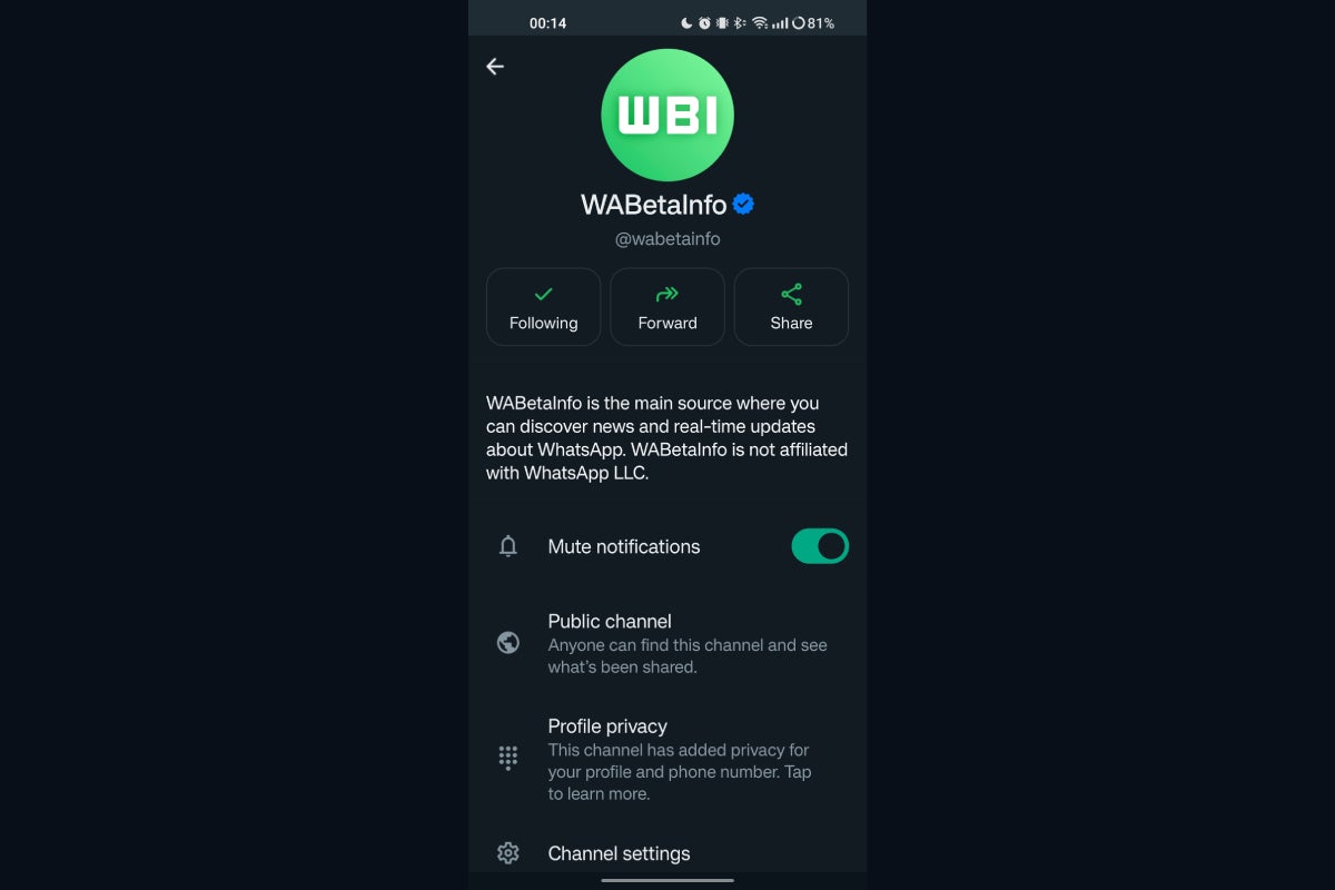 Channel usernames to come to WhatsApp (days after Signal introduced profile usernames)