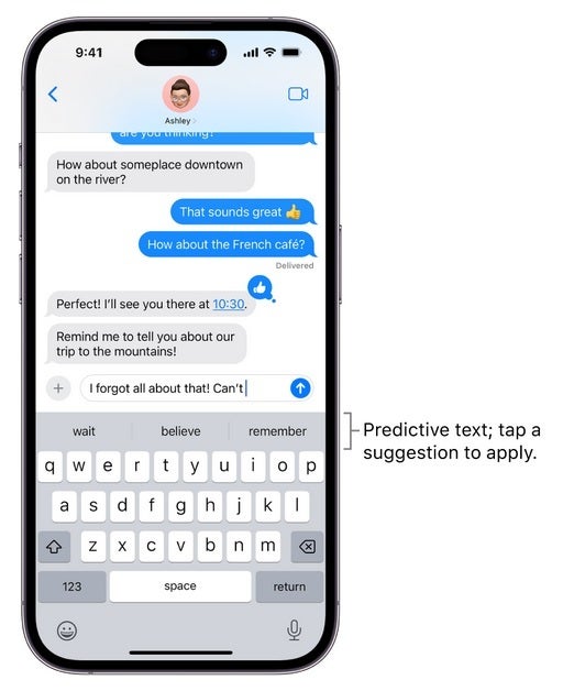Predictive text on the iPhone - iOS 17.2 will bring a useful new toggle to the iPhone's virtual QWERTY