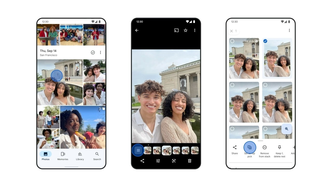 Google Photos Stack feature | Source - Google - Google Photos rolls out new AI-powered features to help you organize your photo library
