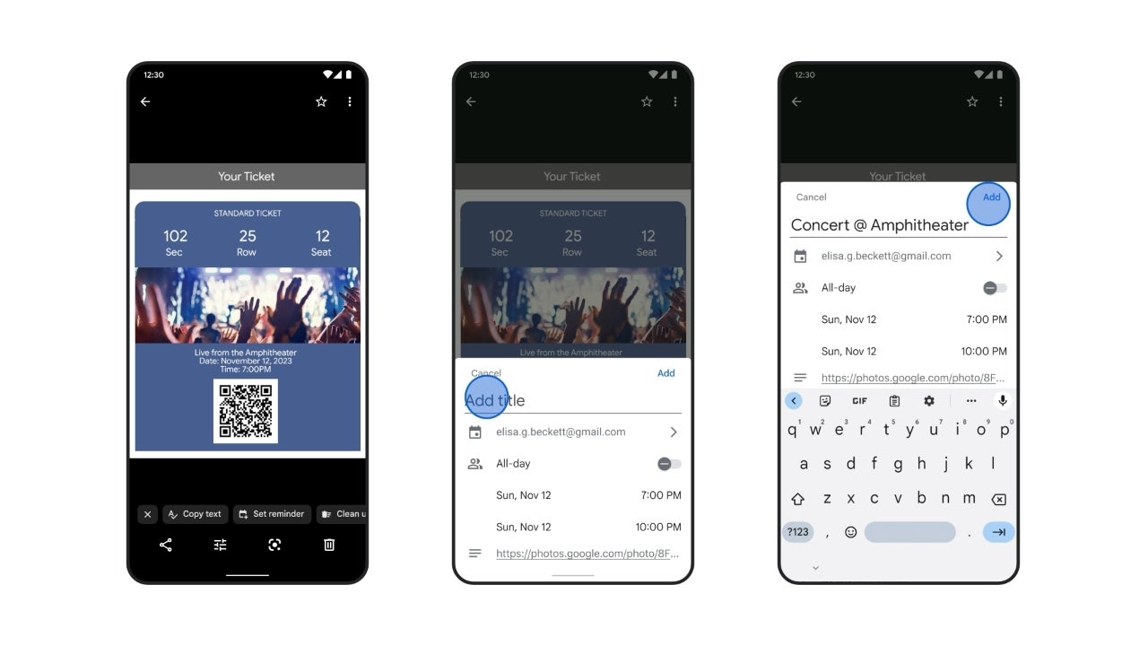 Google Photos event reminders | Source - Google - Google Photos rolls out new AI-powered features to help you organize your photo library