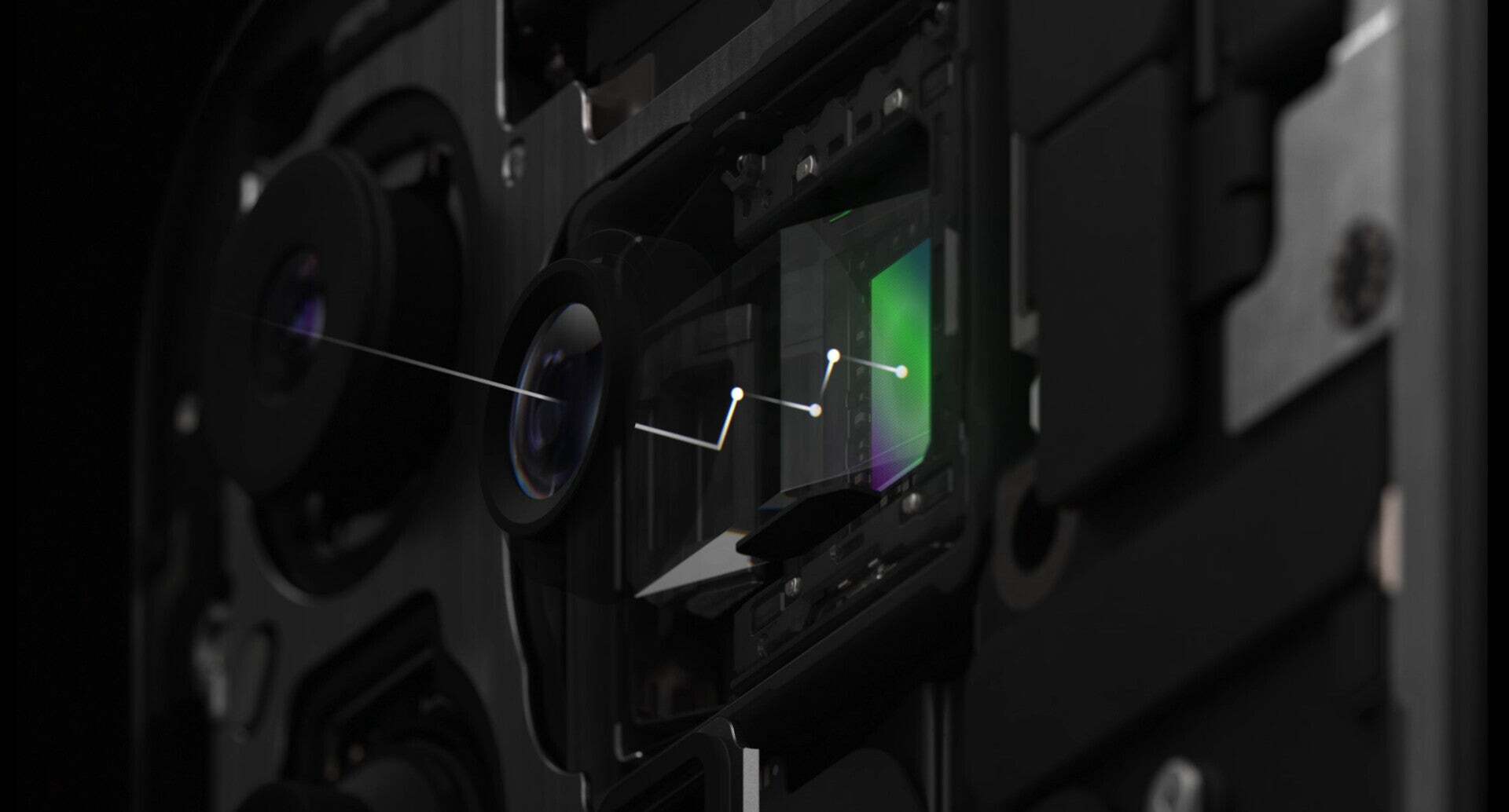 O design do Tetraprismo usa quatro prismas para refletir a luz através dos tubos e alcançar o sensor de imagem – Uma câmera Tetraprismo para o iPhone 16 Pro agora é mais provável, diz o principal analista
