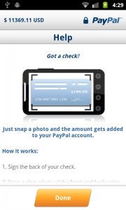 PayPal&#039;s Android app is finally gaining check depositing feature