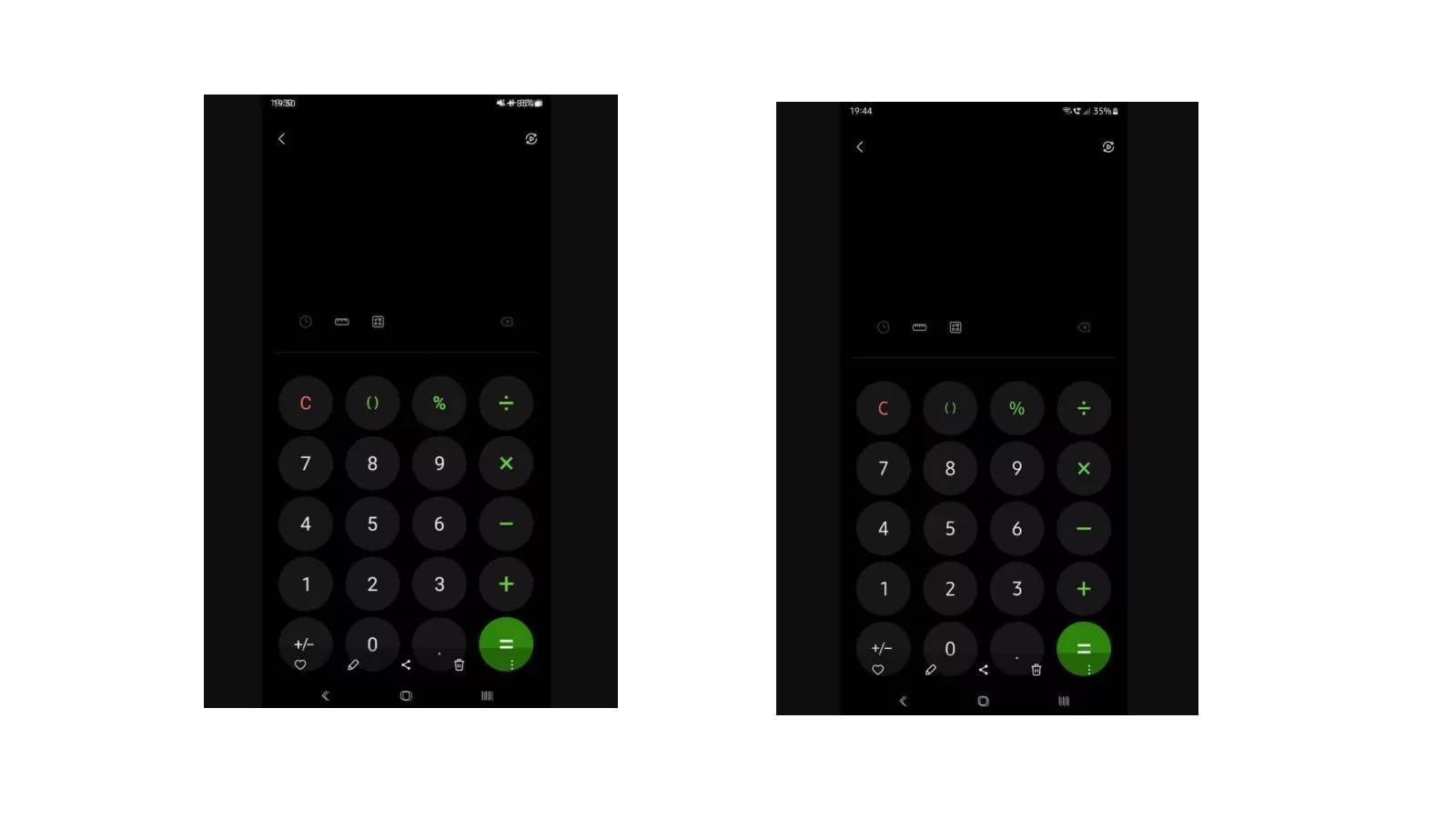 Captura de tela de One UI 5 vs One UI 6 – A tela do seu telefone Samsung pode nunca perdoá-lo por baixar o Android 14 antecipadamente