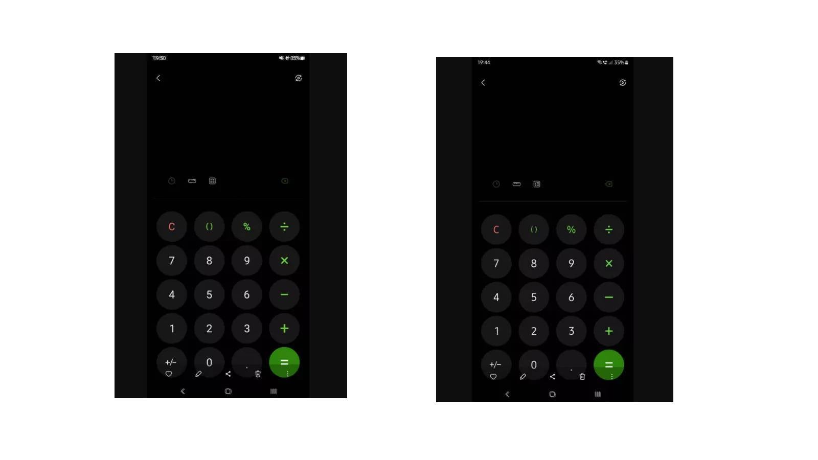 One UI 5 vs One UI 6 screenshot - Your Samsung phone's screen may never forgive you for downloading Android 14 early