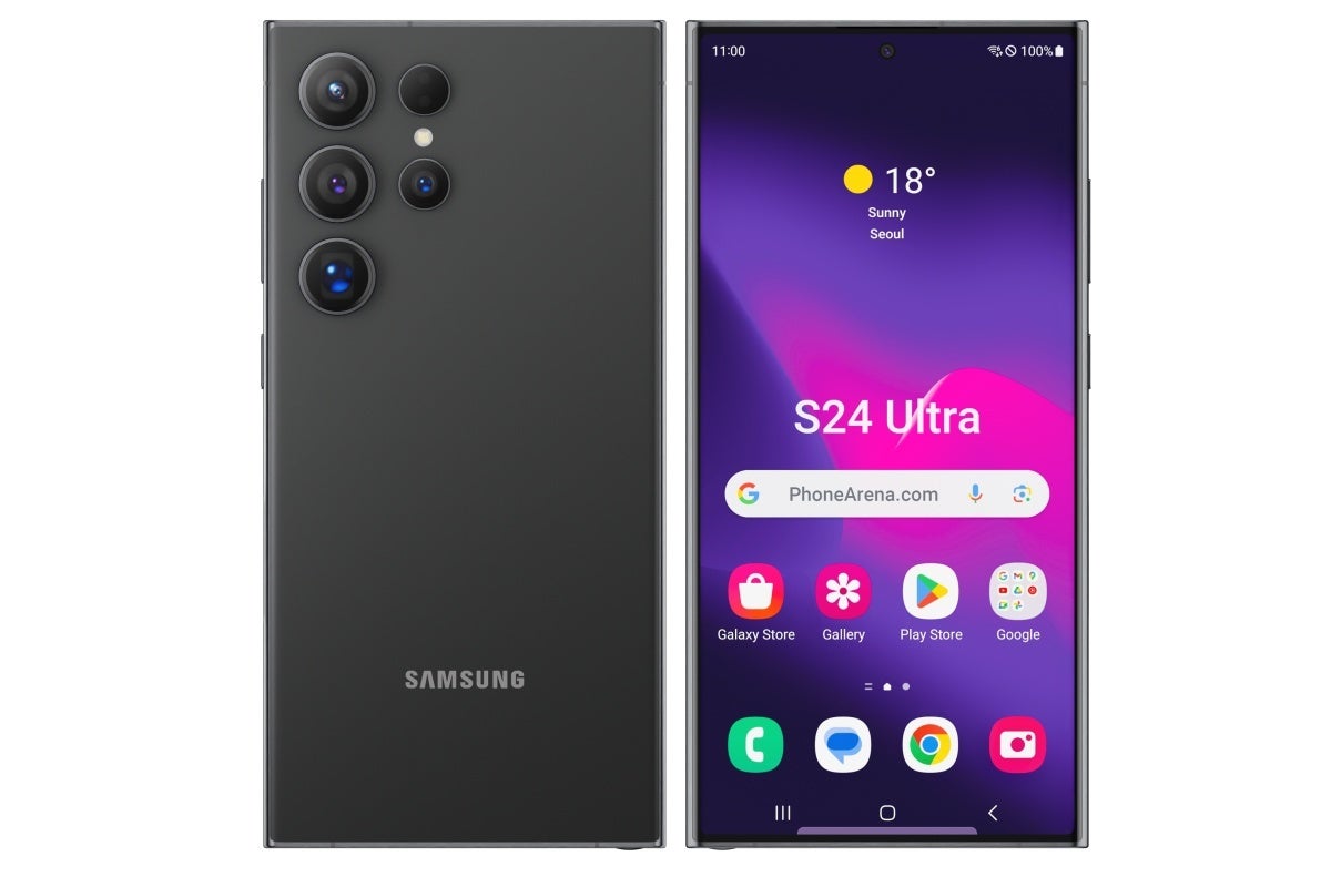 This is our very own S24 Ultra concept render... that looks eerily similar to the photographs above. - These might be the first real-life Samsung Galaxy S24 Ultra photographs