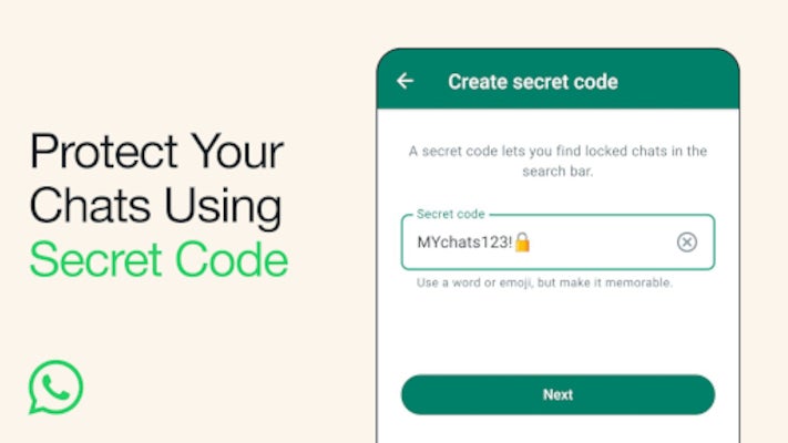 WhatsApp adiciona novo recurso de código secreto para ajudar a proteger bate-papos