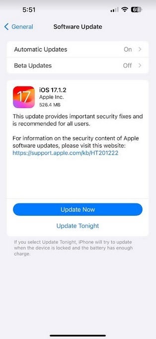 Apple publie iOS 17.1.2 pour corriger deux vulnérabilités Zero Day - Apple publie iOS 17.1.2 et iPadOS 17.1.2 pour corriger deux vulnérabilités Zero Day graves