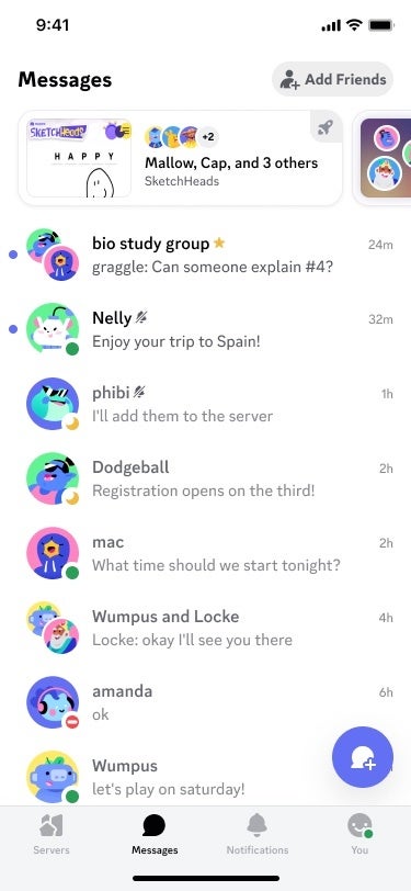 Discord unveils a fresh new look for its iOS and Android apps