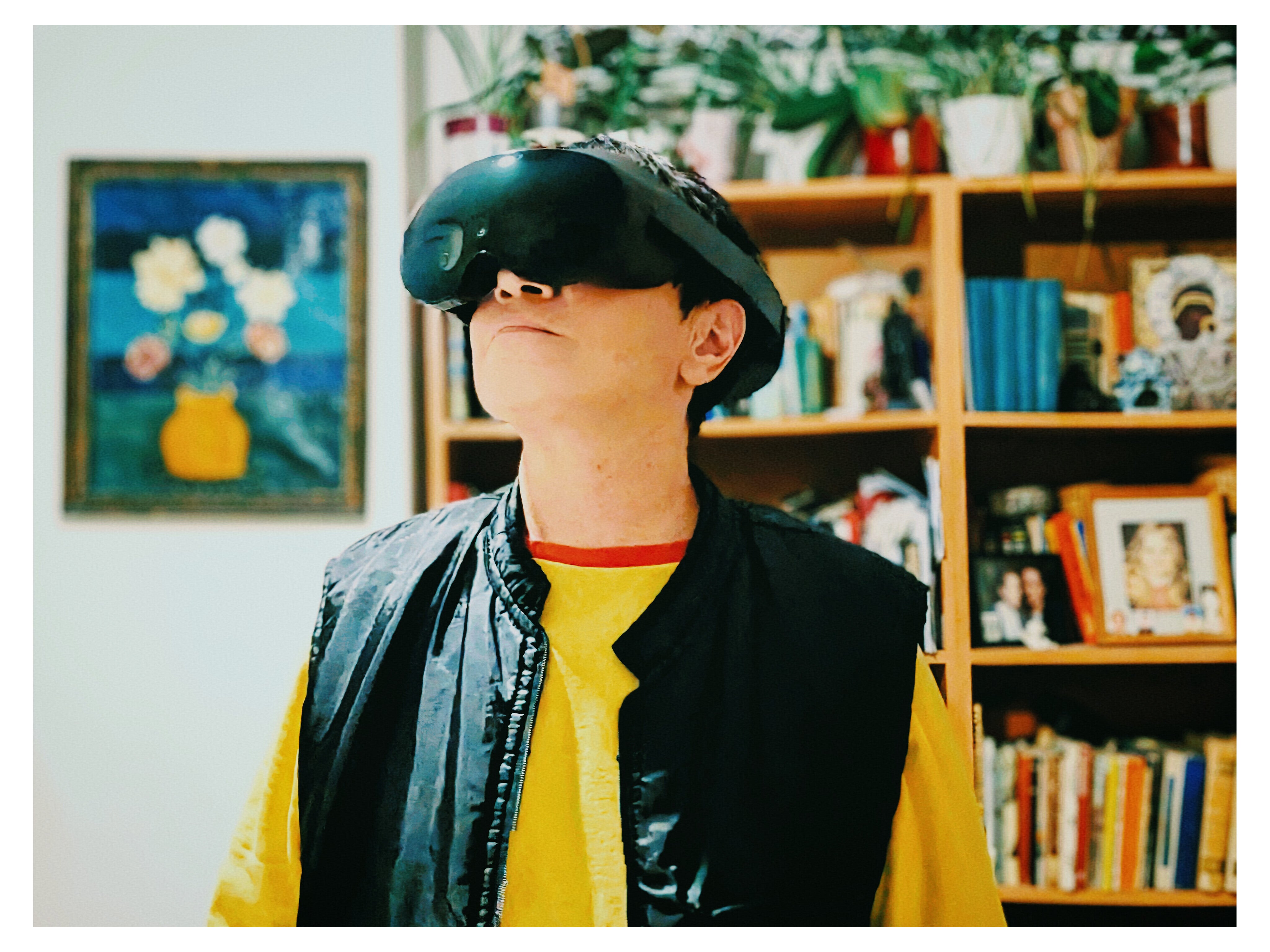 Now this is my grandma, wearing a Quest Pro. | Image credit &amp;mdash; PhoneArena - I had my grandma try VR for the first time. This is what she thought of it: