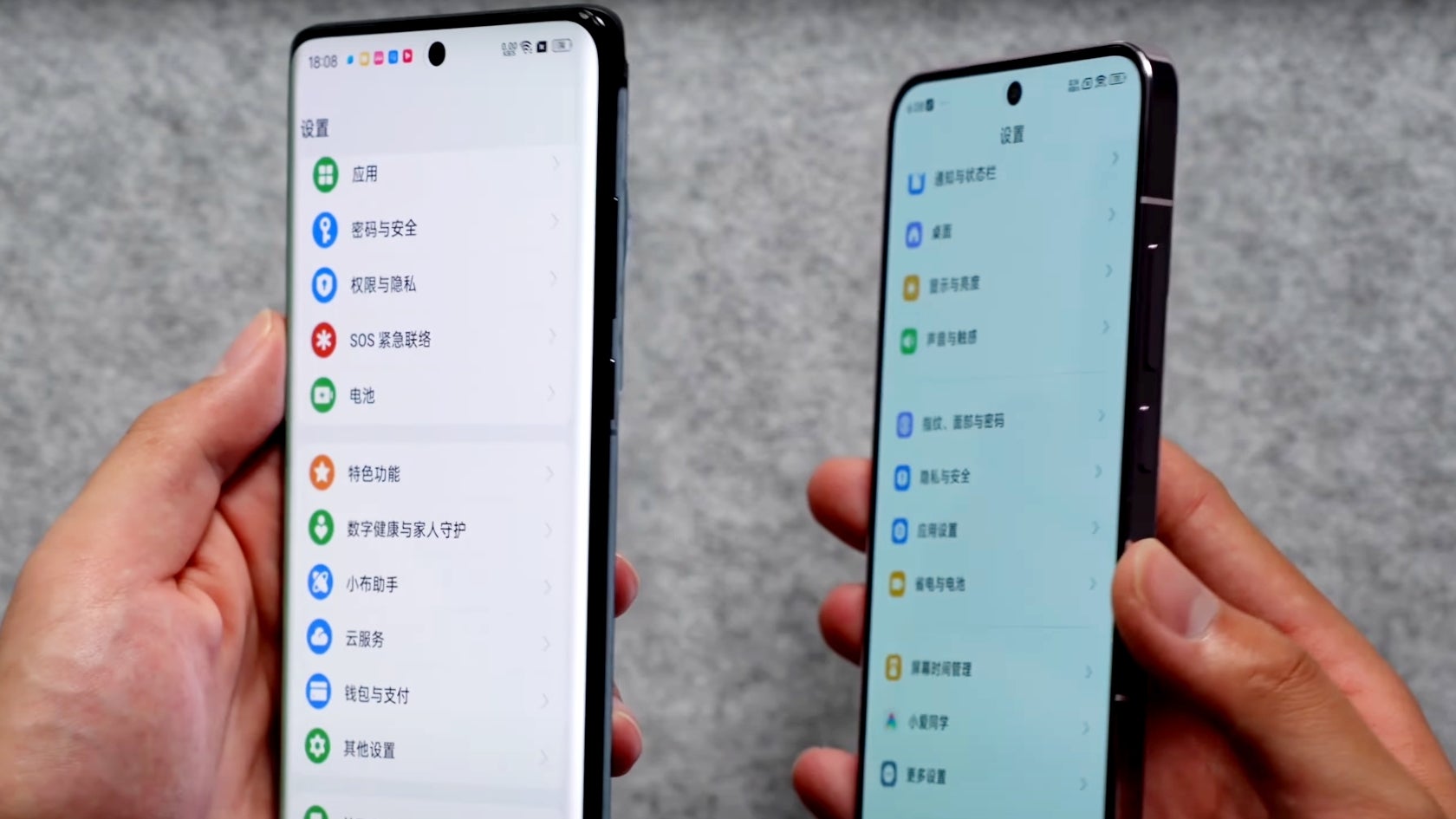 The OnePlus 12’s record-breaking 4,500-nit BEO display (left) makes the Xiaomi 14’s panel look bad, especially when viewed off-angle. - OnePlus 12: The secret to beating Samsung and Pixel is striking the perfect balance?