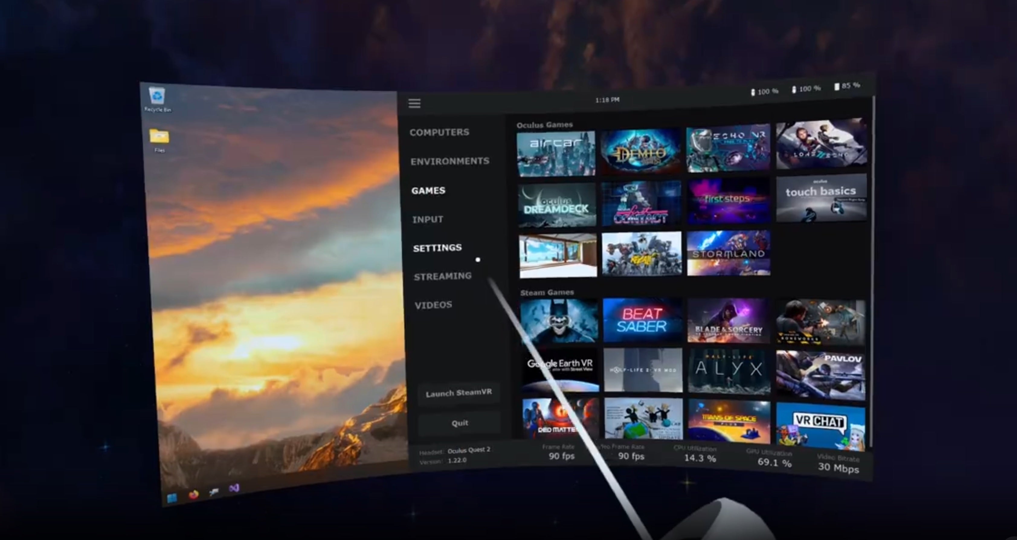 AirLink vs Steam Link vs Virtual Desktop – which to choose for Meta Quest PCVR?