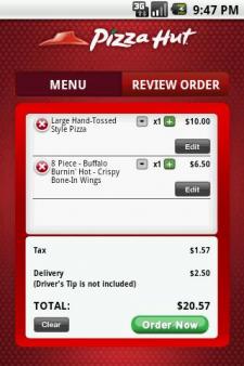 Place pizza orders from the comfort of your phone with the Pizza Hut app for Android