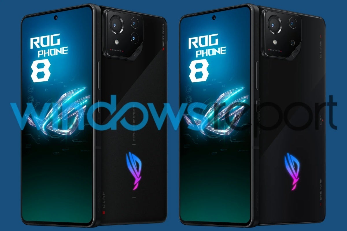As especificações malucas e designs ‘chatos’ do Asus ROG Phone 8 e 8 Pro acabaram de vazar na íntegra